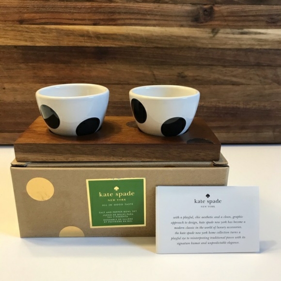 kate spade Other - NWT KATE SPADE ♠️ salt and pepper bowl set